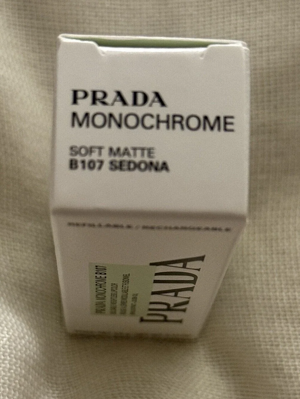 Prada Monochrome Soft Matte Lipstick B107 Sedona 3.8g 0.13oz Boxed